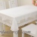Blanco de mesa de tela de Encaje Floral Bordado manteles manteles para bodas de Cabecera Del Refrigerador Del Gabinete Cubierta de la Toalla mesa párr ali-14077809